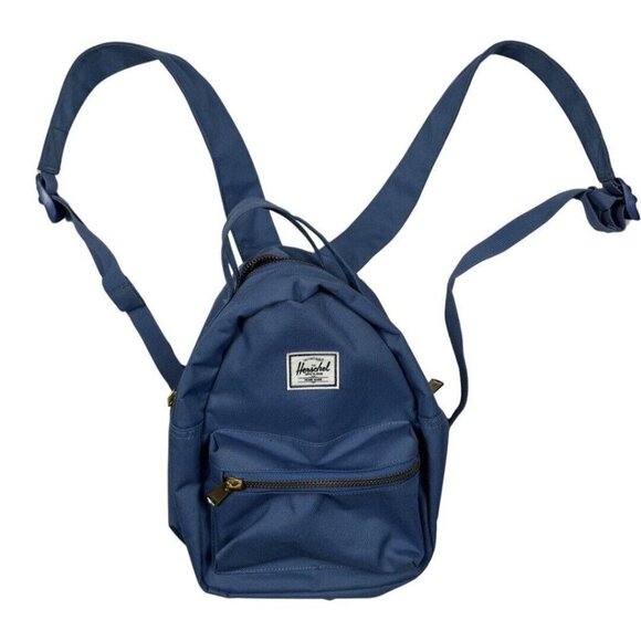 Herschel Supply Company Handbags - NWOT Herschel Nova Backpack Mini 9L Blue Zippered Pockets Polyester